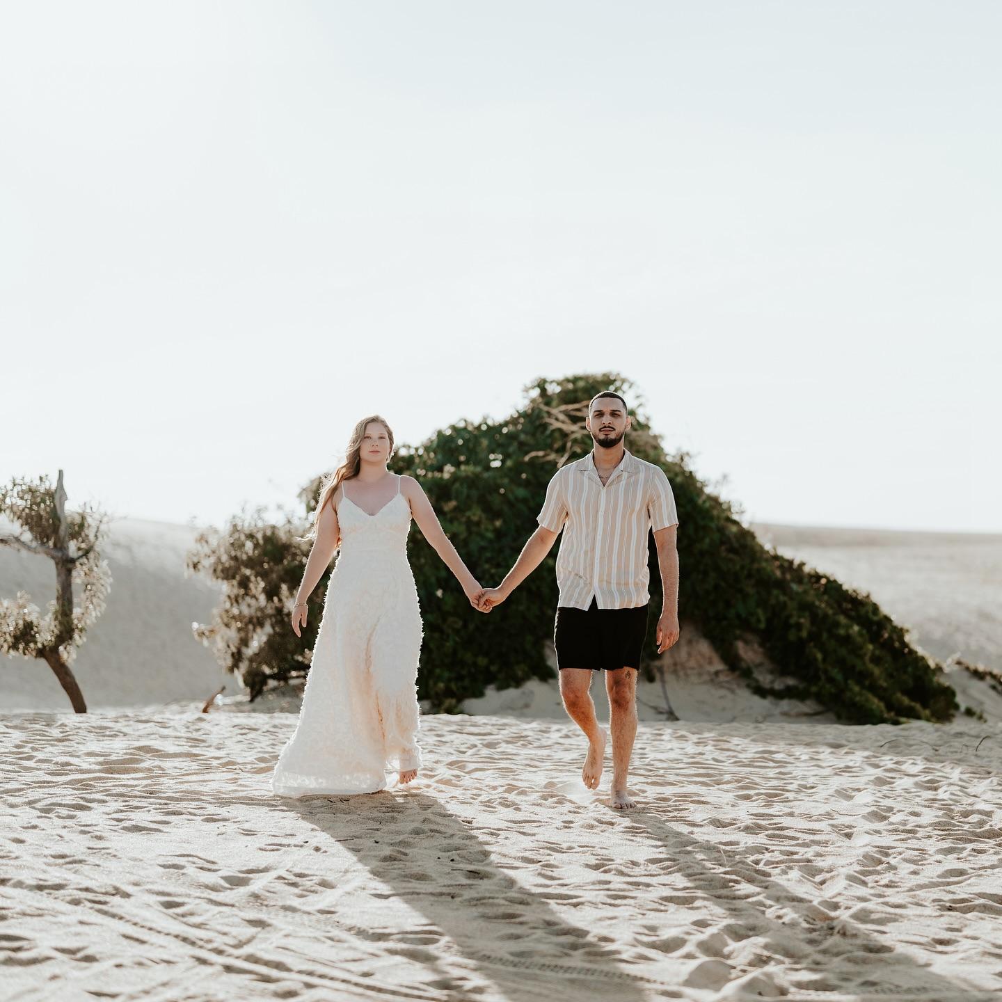 Chasing Love and Landscapes: An Engagement Shoot at Jockey Ridge Sand Dunes